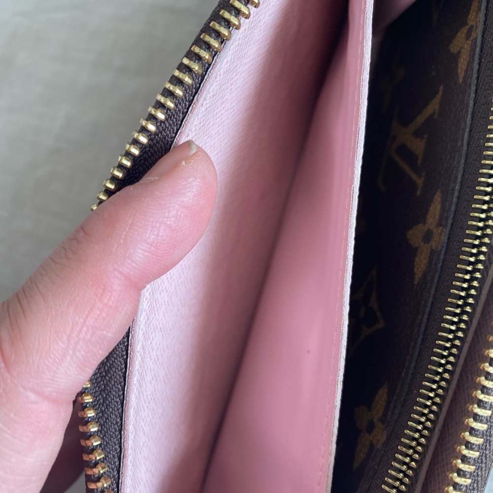 Louis Vuitton Clemence wallet in Rose Ballerine authentic - Picture 10 of 16